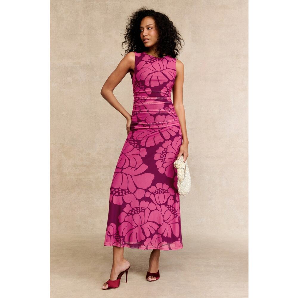 MINKPINK Persephone Mesh Midi Dress - Sz XL